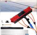 water fed pole kit window cleaning brush outdoor Water Fed Pole Kit Solar Panel Cleaning Tool Outdoor Window Cleaner Window Glass Window Cleaning Poles Water Fed Brush Spray Washer (Size : 29FT/9M)