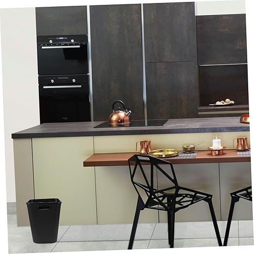 Homoyoyo Spacious Kitchen Trash Can Large Garbage Can Plastic Bathroom Bedroom Office Waste Basket