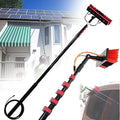 6M 7.2M 9M 12M Window Cleaning Water Fed Poles Conservatory Roof Cleaning Kit Water/Hose Fed Pole Solar Panel Cleaning Equipment Long Pole Window Cleaner30cmbrush-20