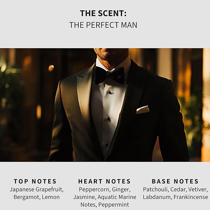 Lapew The Perfect Man Scented Mop Soap - Luxury Floor Cleaner Concentrate for Mopping Tile Laminate Vinyl &amp Hardwood | Streak-Free Low-Foam | 36 oz