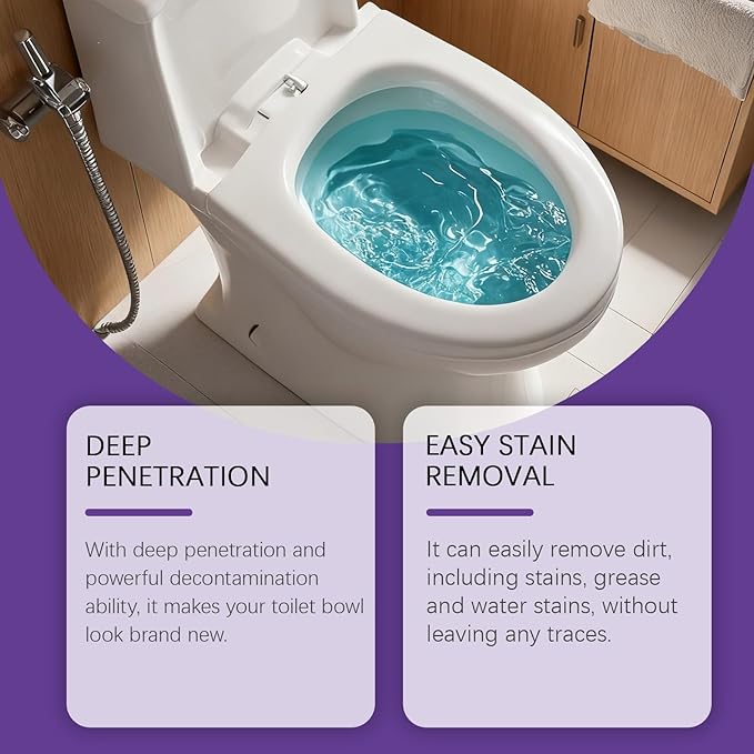 Household Toilet Cleaning Powder Gentle Stain Removal And Glaze Maintenance Bathroom Supply(2box)
