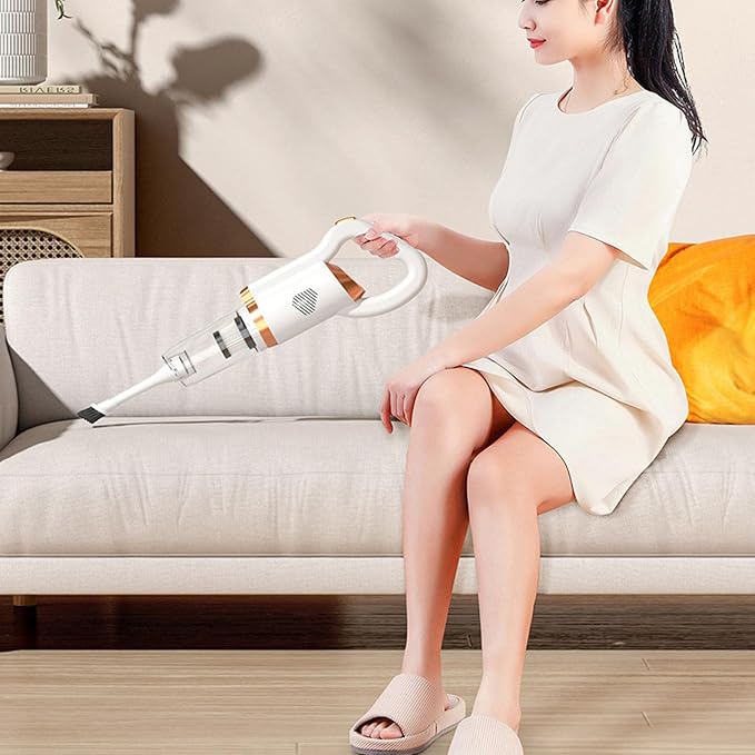 Yunir Cordless Vacuum Cleaner Upright Stick Handheld Vacuum Cleaner 2 in 1 Vacuuming &amp Mopping with Floor Brush Stretchable for Hardwood Floor Carpet &amp Pet Hair