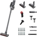 Honeywell VC16 Cordless Vacuum Cleaner Handheld + 8 Tools for Better Easier Cleaning Dark Silver