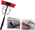Window Glass Cleaner Pole Kit Solar and Photovoltaic Panels Cleaning Brush Equipment with Hose and Water Fed Pole3.6M/12FT