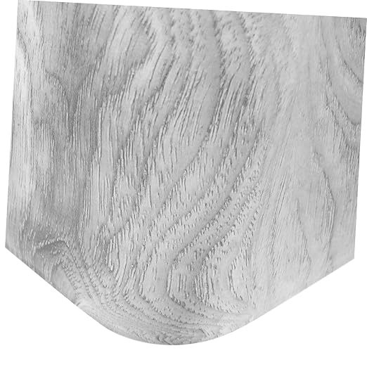 Rustic Wood-Style Trash Can Large Square Wastebasket Gray for Home Office Bedroom Kitchen Smooth Surface Container