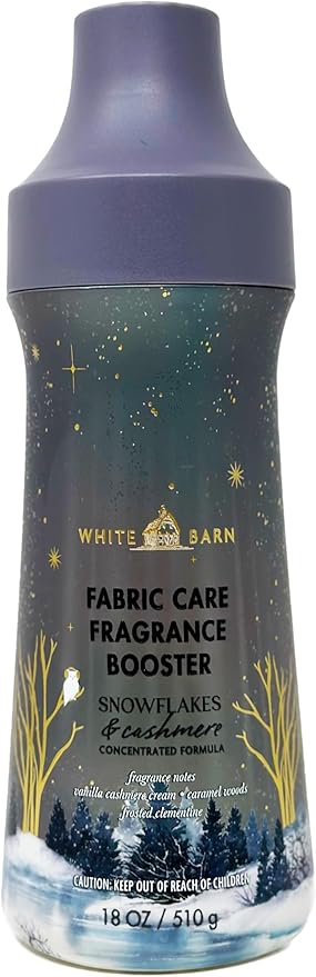 Snowflakes and Cashmere Fabric Care Fragrance Booster Beads - Concentrated Laundry Scent Beads for Extra Laundry Scent Boost 18 ounces - Holiday Fragrance New for Christmas 2024