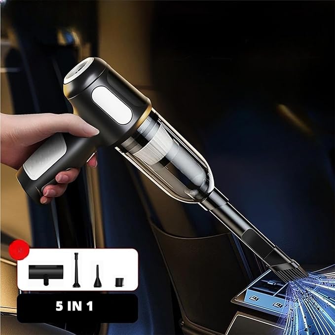 Handheld Vacuum USB Rechargeable Car Carpet Cleaner Light Weight Portable Trash Garbage Remover Car Dry Wet Use