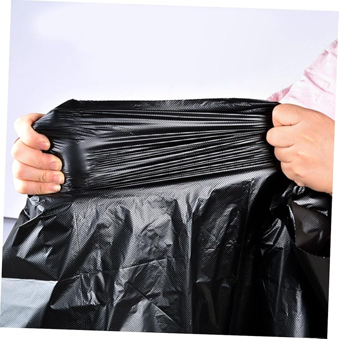 50pcs Extra Large Heavy Duty Garbage Bags for Trash Cans Commercial Contractor Bags Outdoor Gardening and Construction Waste Disposal