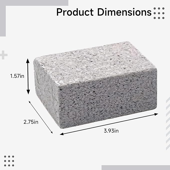 Pool Pumice Stone for Tile Cleaning BBQ Grill High-Temperature Resistant Stone Multi-Purpose Scrub Stone for Pool Kitchen and Bathroom Set of 16 Pieces