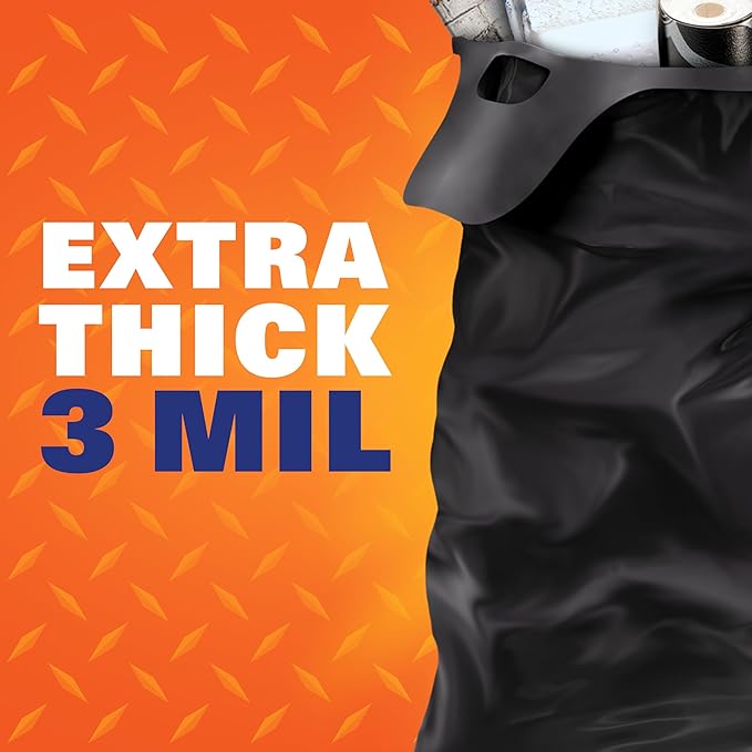 Hefty Heavy Duty Trash Bags Large | 42 Gallon | For Contractors | 26 Count Pack of 2
