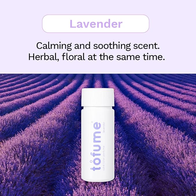 Effervescent Bathroom Air Freshener - Floral Lavender - Toilet Deodorizer Bathroom Odor Eliminator Toilet Freshener Flushable Air Freshener Toilet Tablets 3 Pack (90 Tablets)