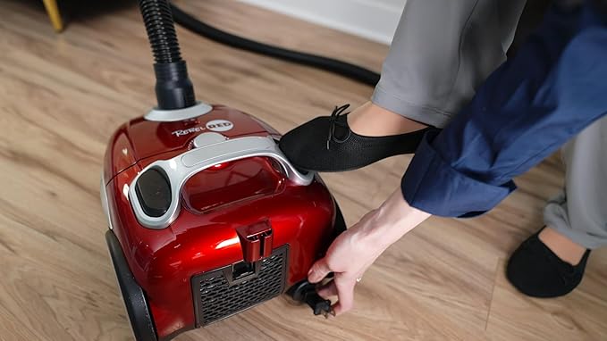 Atrix Rebel Red HEPA Canister Vacuum