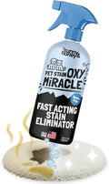 Sunny &amp Honey Oxy Pet Stain and Surface Odor Remover - Fast Acting Carpet Cleaner Spray to Eliminate Dog Pee Vomit and Stubborn Stains - Unscented 32oz
