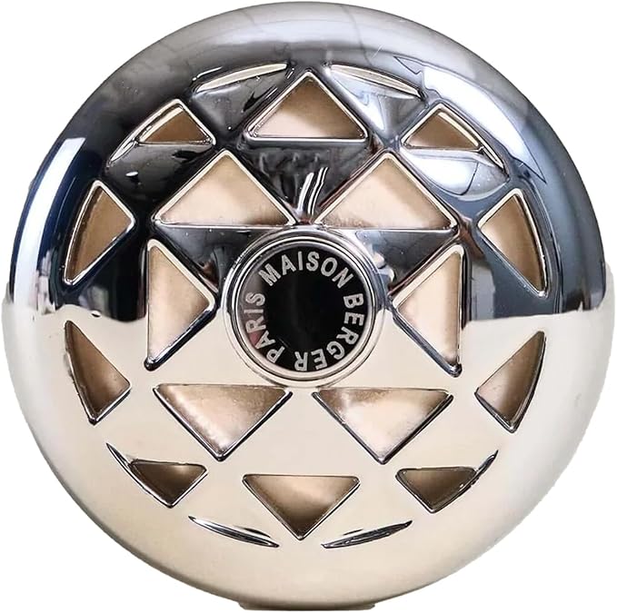 Maison Berger Car Diffuser Set – Refillable Vent Clip Ceramic Refill Made in France - Luxury Auto Scent - 4-Week Diffusion - Elegant Air Freshener for All Car Vents (Joy Agave Garden)