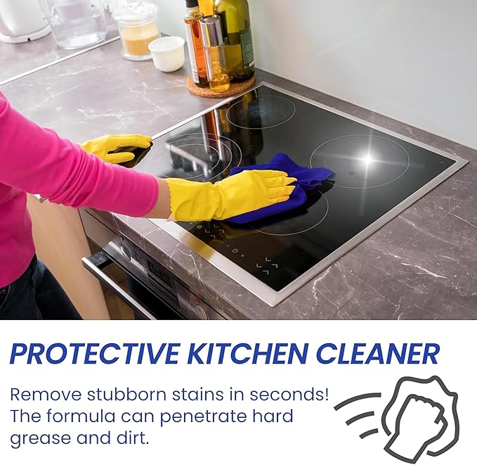 All Purpose Kitchen Cleaning Powder M.O.F-Chef Kitchen Protective Cleaner Heavy Duty Degreasing Bubble Powder Foam Cleaner Rust Remover(1PCS)