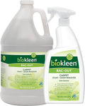 Biokleen Bac-Out Stain Remover for Carpet Clothes - 32 Ounce and Gallon Refill - Enzymatic for Pet Stains Laundry Diapers Wine Carpets &amp More Eco-Friendly Plant-Based