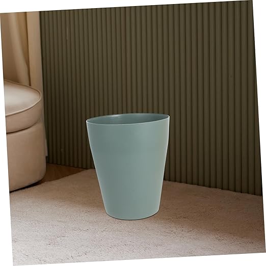 Luxshiny 3Pcs Nordic Style Plastic Trash Can Wastebasket for Home Office Minimalist Design Reusable Garbage Container No Lid Compact