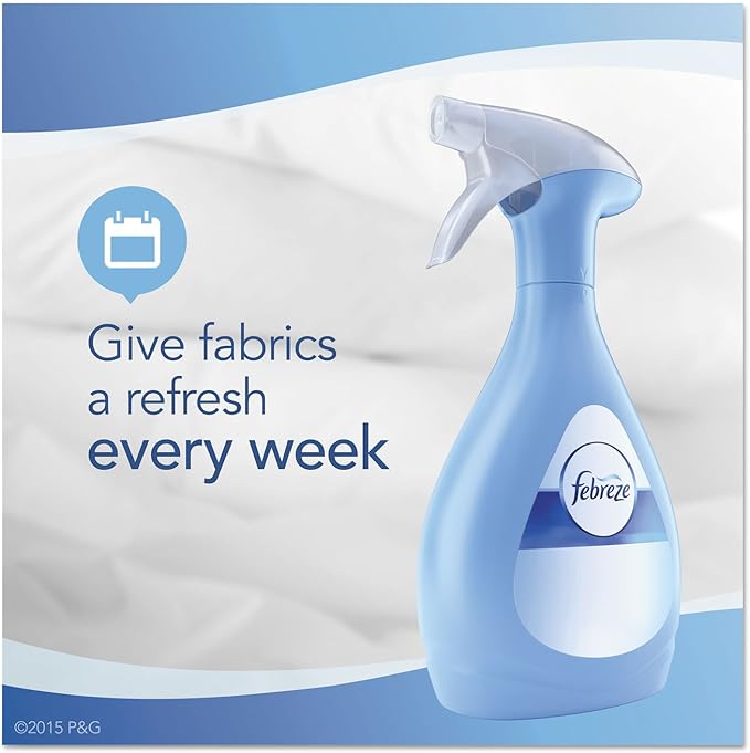 Febreze 47804CT Fabric Refresher &amp Odor Eliminator Gain Original 27 oz Spray Bottle 6/Carton