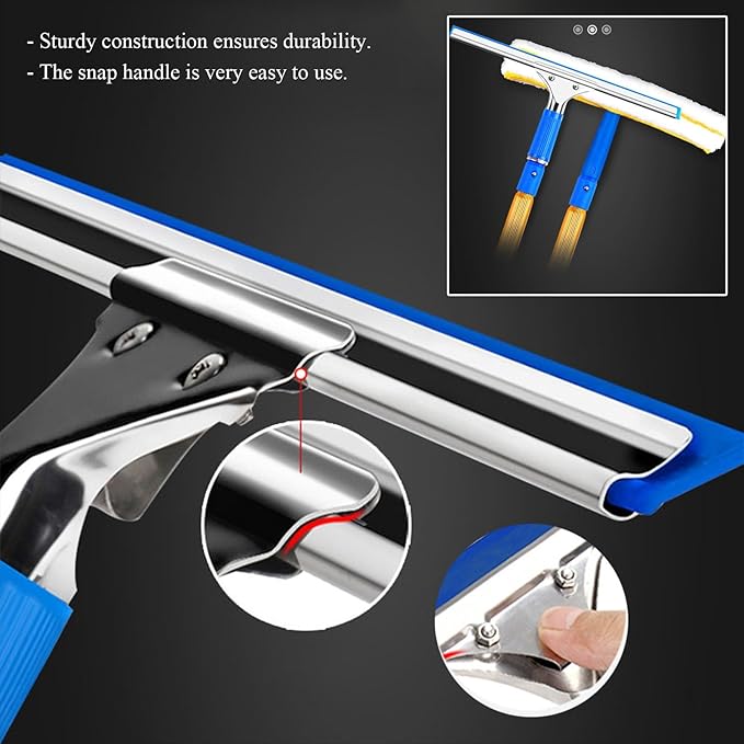 Foldable Extension Pole Clean Window 55 94 177 374 492 Inches Indoor Outdoor High Window Glass Cleaner Tool for Cleaning Solar Panels &amp Ceiling Second Floor Windows Washer Dustproof Kit ( Size :