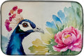 Caroline's Treasures DAC3254DDM Peacock Dish Drying Mat Absorbent Dish Drying Mat Pad for Kitchen Counter Dish Drainer Mat for Countertop 14 x 21 Multicolor