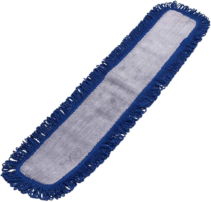 Real Clean 36 Inch Fringe Microfiber Dust Mop Pads (Pack of 2)