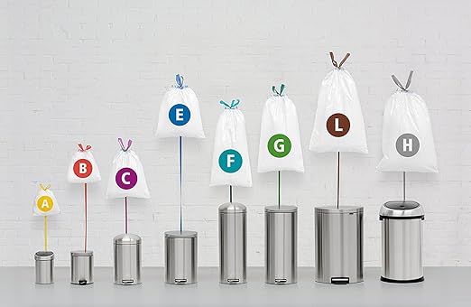 Brabantia Smartfix Bin Liners Size L 45 Litre 10 Bag Roll