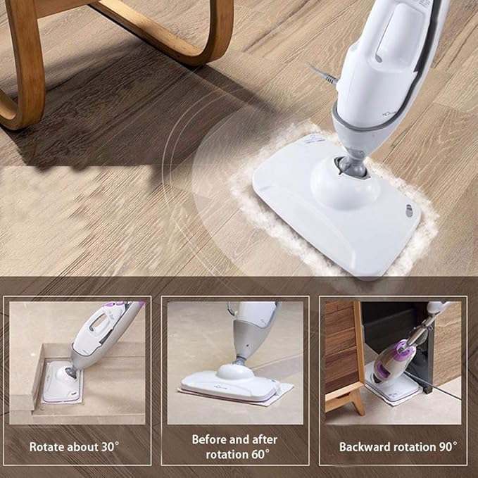 Spray Mop Self Wringing Microfiber Mop Flat Floor Mop Kit 360 Degree Rotation Dry and Wet Cleaning Mop Steam Mop Combo Comprehensive Decontamination Sterilization