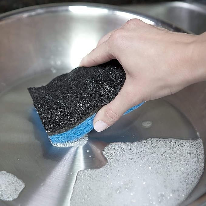 O-Cedar Heavy Duty Scrunge Scrub Sponge 6 Count (Pack of 3)