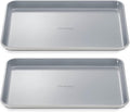 Caraway Non-Stick Ceramic Medium Baking Sheet - Naturally Slick Ceramic Coating - Non-Toxic PTFE &amp PFOA Free - Perfect for Baking Roasting and More - Medium (15 x 10) - Gray