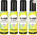 OOPSIE POOPSIE - Lemon Bergamont - Before &amp After You Go Toilet Spray 2oz - Portable Odor Eliminator - 4 Pack
