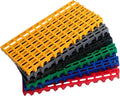 Trench Drainage GrateDrain Covers OutdoorDrainable Interlocking Floor Tile Modular Tiles 40x80x5cm Multicolor Pack Of 4(Blue)