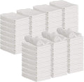 GREEN LIFESTYLE White Shop Towels 12x14 150 Pack - 100% Cotton Super Absorbent &amp Durable Shop Rags Reusable Shop Rags Bulk Multipurpose Cleaning Towels for Automobiles Industries Garage and H