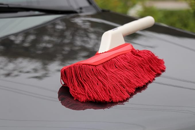 The Original California Car Duster Detailing Kit with Plastic Handle Model Number: 62445  Red