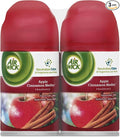 Air Wick Freshmatic Automatic Spray Air Freshener Apple Cinnamon Medley Scent Twin Refills 6.17 Ounce (Pack of 3)