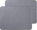 To encounter Silicone Dish Drying Mat - Extral Large 20 x 16 - Set of 2 Flexible Rubber Drying Mat Heat Resistant Silicone Trivet Countertop Mat Dish Draining Mat Sink Mat