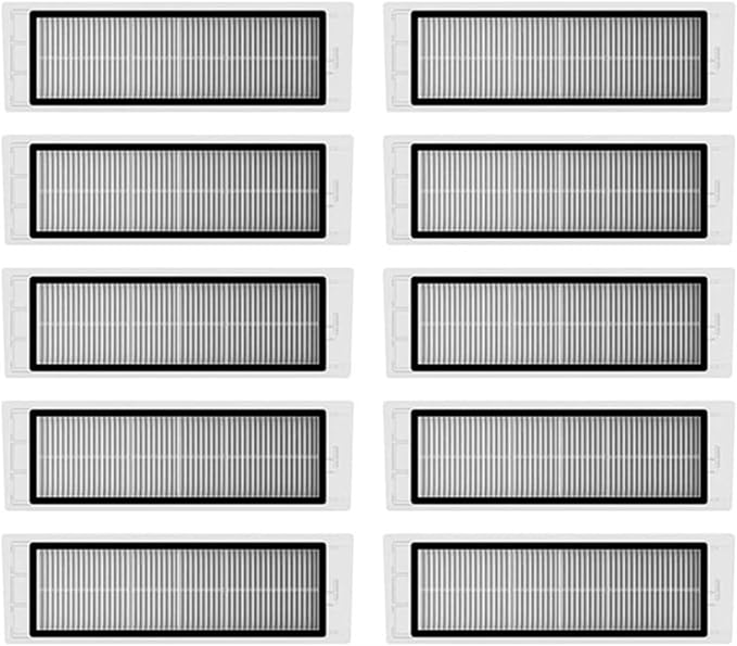 BeNtli Vacuum Cleaner PartsRemovable Main BrushWashable HEPA Filter ClothCompatible for Xiaomi S6 MaxV S60 S65 S5 MAX S6 Pure T6 (Color : As Shown-10)
