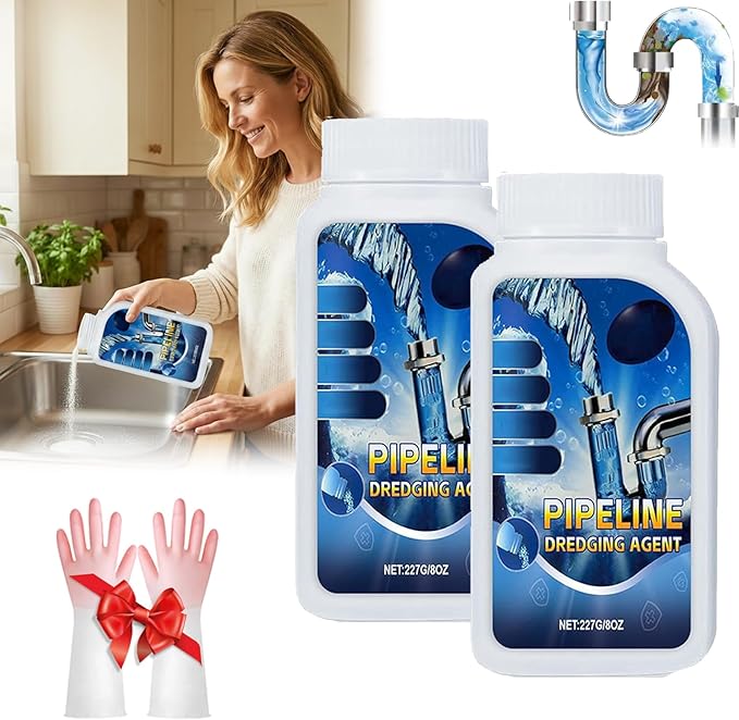 High-Efficiency Pipeline Dredging Agent &amp Drain Clog Remover Sink Drain and Pipeline Dredging Agent Quick Clean Drains Clog Remover