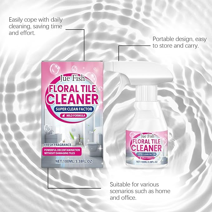 Floral Toilet Cleaner Removes Dirt Leaves Long-Lasting Fresh Scent Restores Porcelain Shine Easy To Use(2PCS)