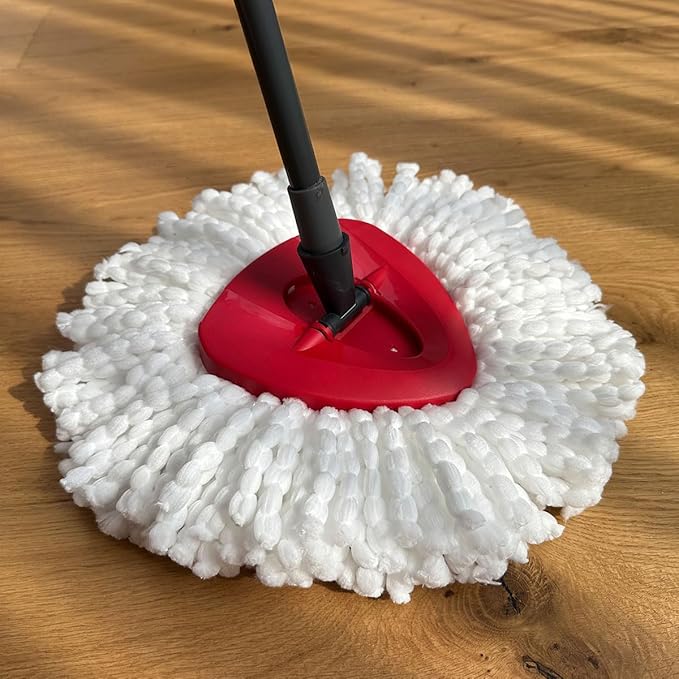8-Pack Reusable Mop Head Replacement for O Cedar Easywring 1-Tank System Microfiber Spin Mop Refills Compatible with Vileda 2-in-1 Turbo Triangle