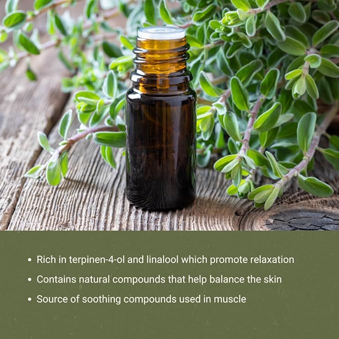 Marjoram Essential Oil - Aceite de Mejorana Direct from Egypt for Massage &amp Aromatherapy | Premium Therapeutic Grade (8oz)
