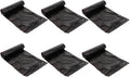 Disposable Trash Bags Drawstring Plastic Waste Container 150pcs (10 Packs X 15pcs) Black Household Kitchen Garbage Bag for Waste Organization and Cleanup