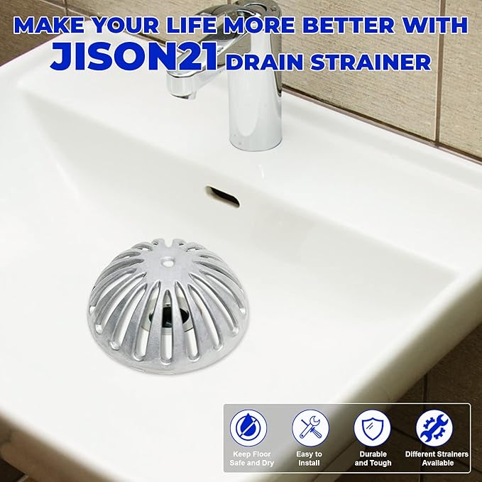 10 Pack Floor Sink Strainer Floor Drain Strainer Heavy Duty Aluminum Dome Sink Drain Strainer Floor Drain Cover for Kitchen Bar Outdoor Garden or Bath 5-1/4 Diameter x 2-1/4H