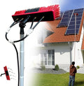 NYMFEA Solar Panel Cleaning Brush and PolePhotovoltaic Panel Cleaning Trucks Windows Water Fed Extendable Brush Roof Cleaning Tools Conservatory roof Cleaner10.8m/36ft