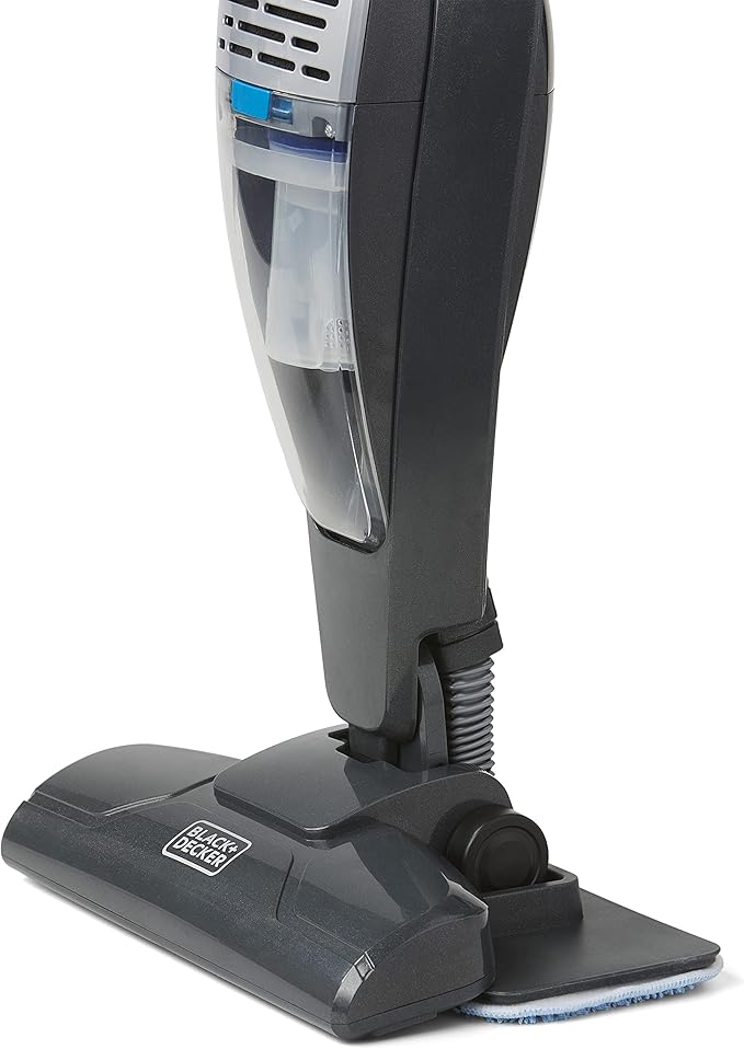 BLACK+DECKER 5-in-1 Vacuum &amp Mop Convertible (Handheld or Upright) Powerful Corded 480-Watt Motor Swivel Steering Unlimited Runtime - Quick Clean with Minimal Effort