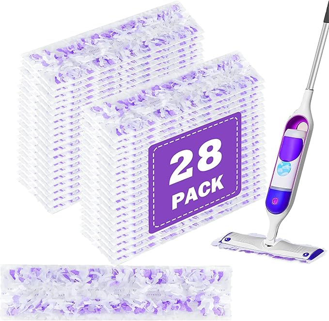 Power Mop Pads Refills for Swiffer PowerMop Multi-Surface Mopping Pad Disposable Replacement Mop Refill Pads Compatible with Swiffer PowerMopWorks Perfect on Almost and Surface28 Count.