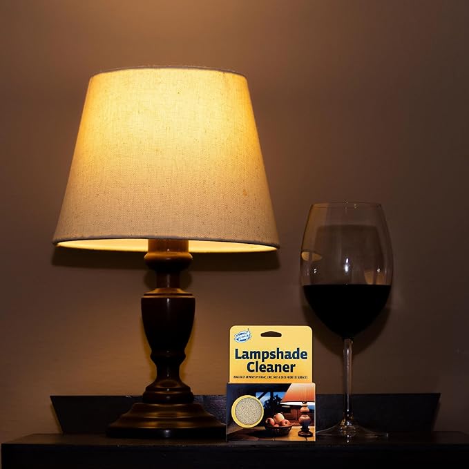Sparkle Plenty Lampshade Cleaner - Dry Magic Dust Sponge for Lamp Shade - Dry Dusting Sponge Scrub for Fabric &amp Window Blinds - Effortless Duster Upholstery Cleaner for Furniture &amp Surfaces (3