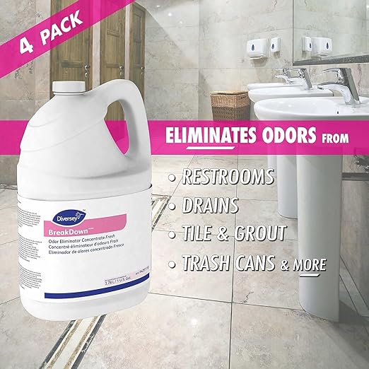 Diversey 94291110 Butcher's Odor Eliminator Fresh Scent Liquid 1 gal. Bottle (Case of 4)