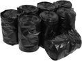 200Pcs Thickened Portable Trash Bags Garbage Pouches for Bathroom Kitchen and Living Room Durable Pe Easy Use Design Black Color