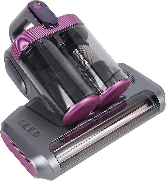 ANGGREK Bed Vacuum Cleaner 520ml Large Dustbin 13000pa Suction Vaccum for Dust Pet Hair (Grey Purple)