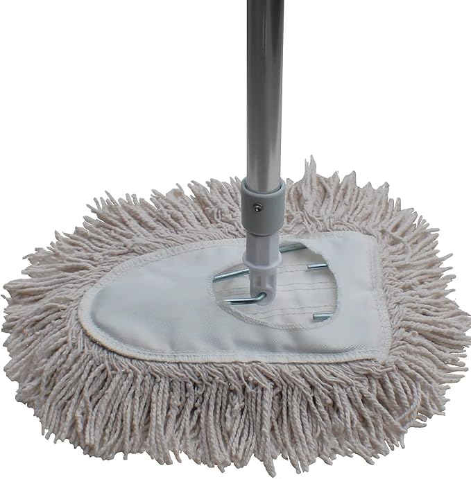 Triangle Dust Mop Kit: 4 Piece Industrial Dust Mop Kit